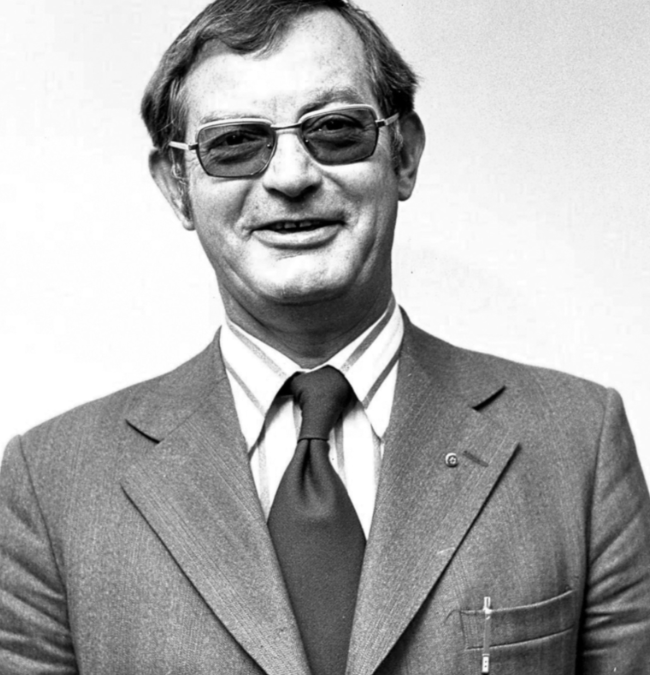 Portrait of founder Mr H. J. Key from 1963