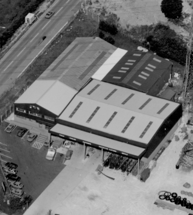 FWB Wrexham site at Five Crosses Industrial Estate in 1975